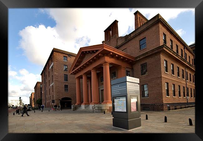  The Albert Dock, Liverpool Framed Print by Dave Hudspeth Landscape Photography