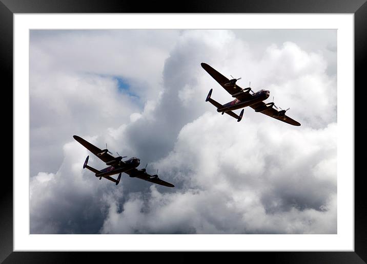 Avro Tail Chase  Framed Mounted Print by J Biggadike
