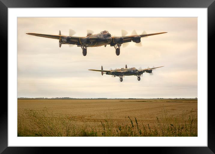 Lancaster take off Framed Mounted Print by Jason Green