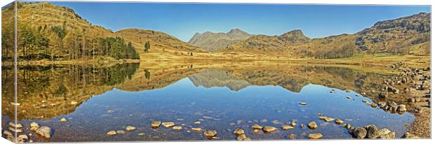  A Lakeland Panorama Canvas Print by Jamie Green