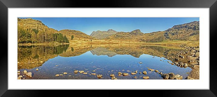  A Lakeland Panorama Framed Mounted Print by Jamie Green