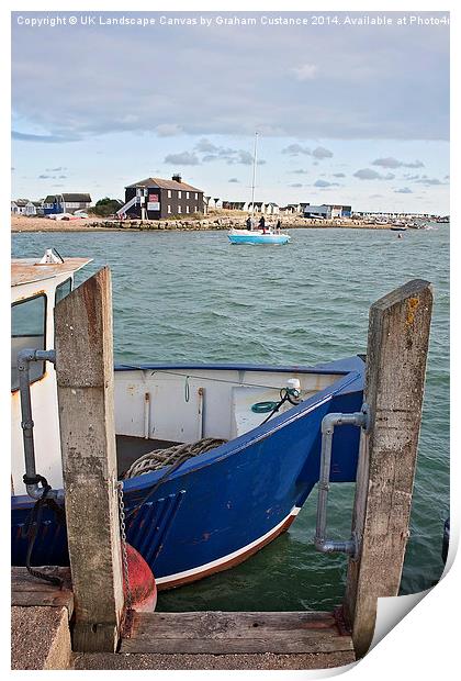  Mudeford Quays Print by Graham Custance