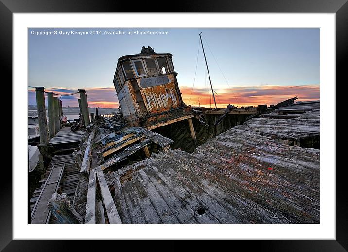 The Good Hope At Sunrise Framed Mounted Print by Gary Kenyon