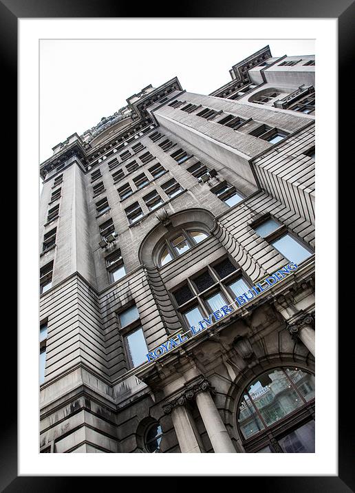   Liver Buildings Framed Mounted Print by Ian Clamp