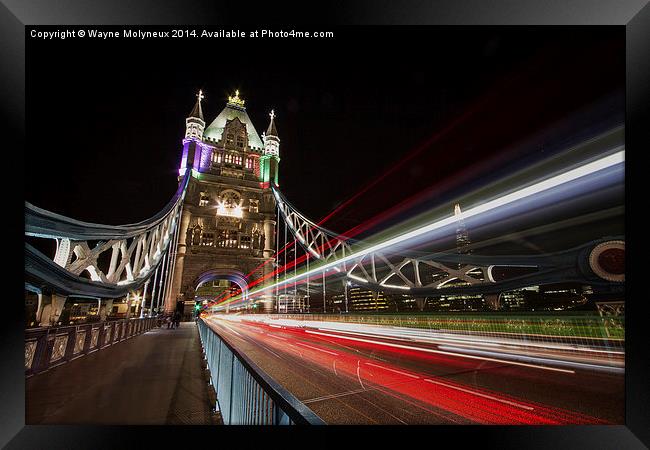  Tower Bridge London Framed Print by Wayne Molyneux