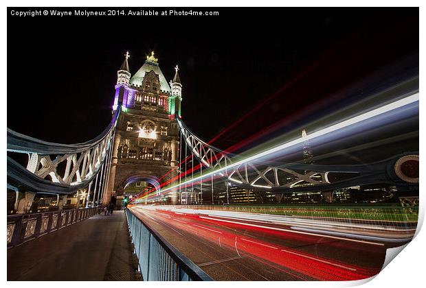  Tower Bridge London Print by Wayne Molyneux