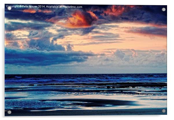  Storm Clouds Rolling In  Acrylic by Pete Moyes