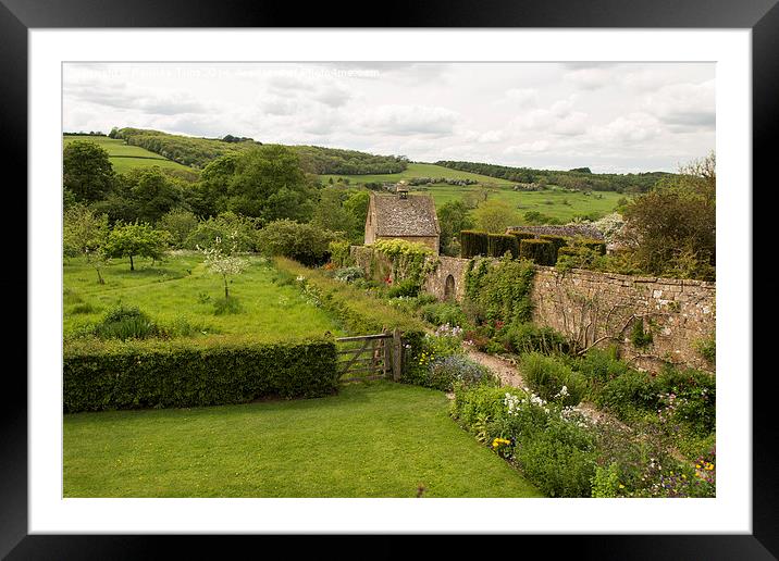  Snows Hill Manor , Gloucestershire, England Framed Mounted Print by Pauline Tims