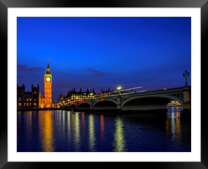 Bridge Framed Mounted Print by Victor Burnside