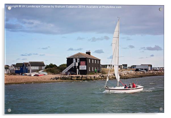  Mudeford Quays Acrylic by Graham Custance