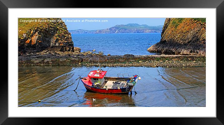 Between the Tides Framed Mounted Print by Barrie Foster