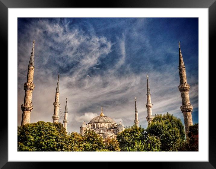  Blue Mosque Istanbul Framed Mounted Print by Scott Anderson