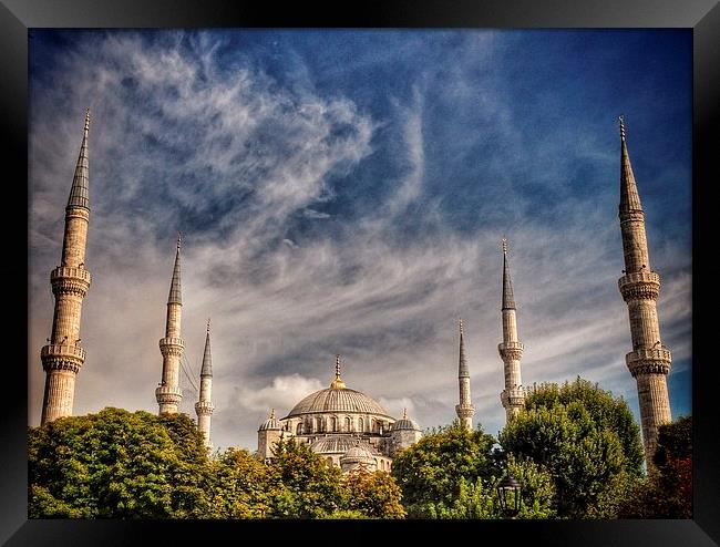  Blue Mosque Istanbul Framed Print by Scott Anderson