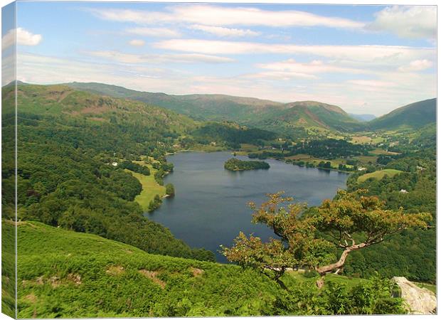 The Lake District Canvas Print by charlie Mellow