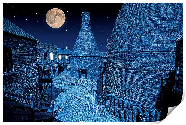  Gladstone Pottery Museum, Stoke on Trent Print by Chris Hulme