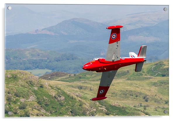  Jet Provost at the Mach Loop Acrylic by Chris Hulme