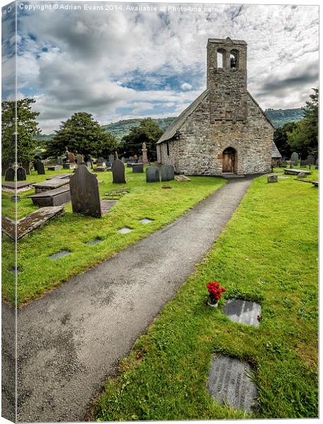 Church of St Mary Canvas Print by Adrian Evans