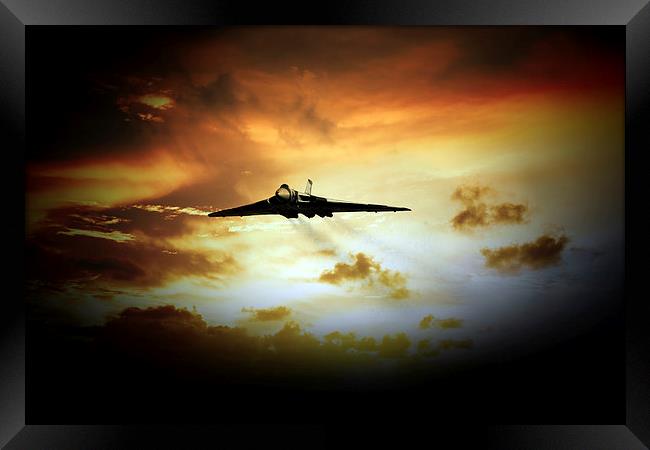 Vulcan Fire  Framed Print by J Biggadike