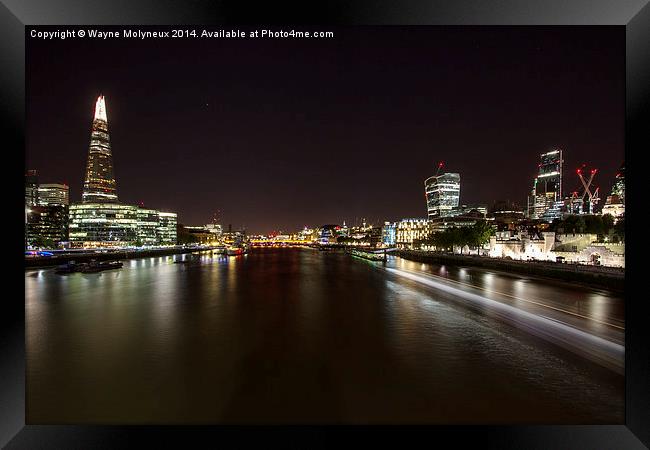  River Thames London Framed Print by Wayne Molyneux