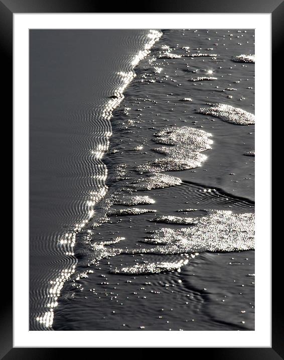 Seashore Ripples Framed Mounted Print by Mike Gorton