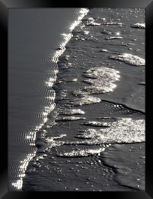 Seashore Ripples Framed Print by Mike Gorton