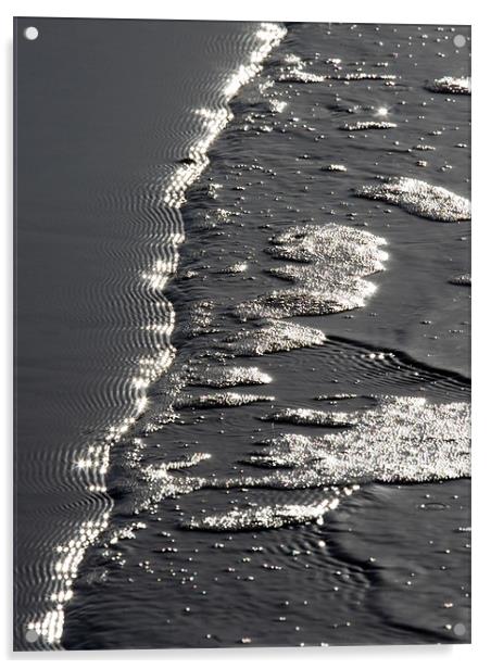 Seashore Ripples Acrylic by Mike Gorton