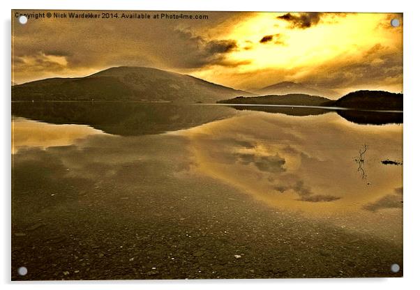  Loch Lomond  Acrylic by Nick Wardekker