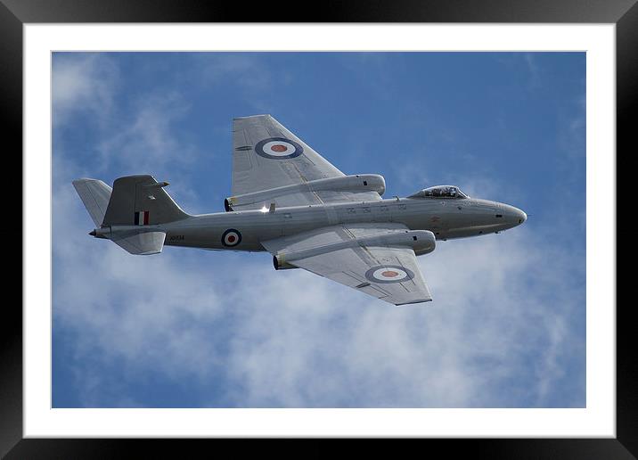  Midair Squadron Canberra PR9 Framed Mounted Print by Oxon Images