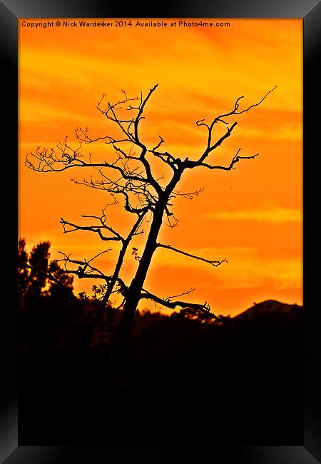  Cumbrian Sunset Framed Print by Nick Wardekker