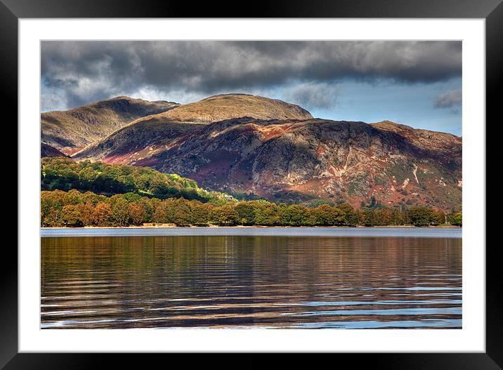 Lake Coniston Framed Mounted Print by Gavin OMahony