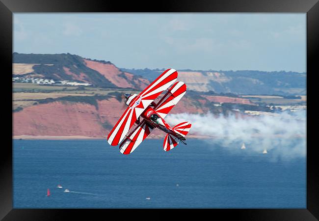  Dawlish Air Show Pitts Special Framed Print by Oxon Images