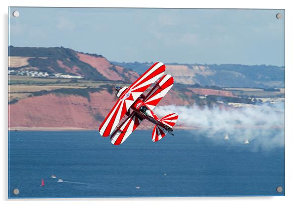  Dawlish Air Show Pitts Special Acrylic by Oxon Images