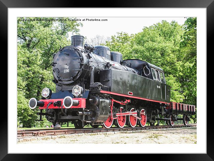  Polish Steam Train Framed Mounted Print by Judith Lightfoot
