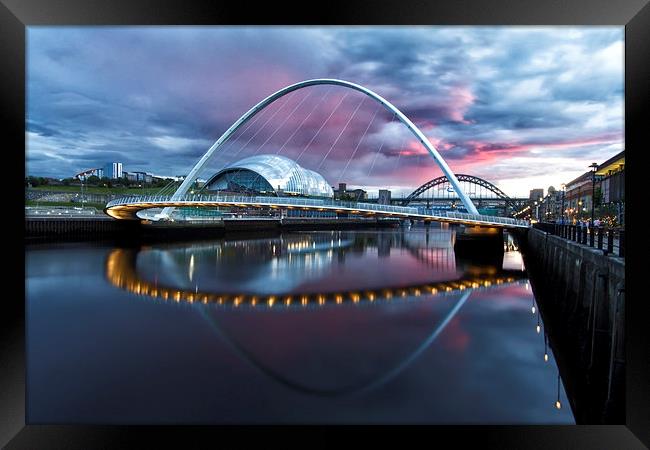  Newcastle Quayside Framed Print by Northeast Images