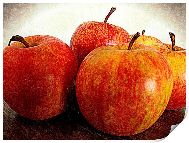  apples Print by dale rys (LP)