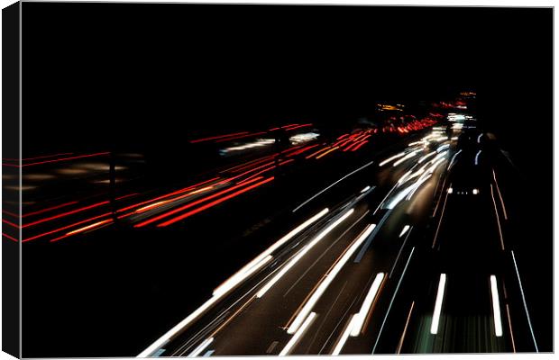  M1 at Night Canvas Print by Tony Dimech