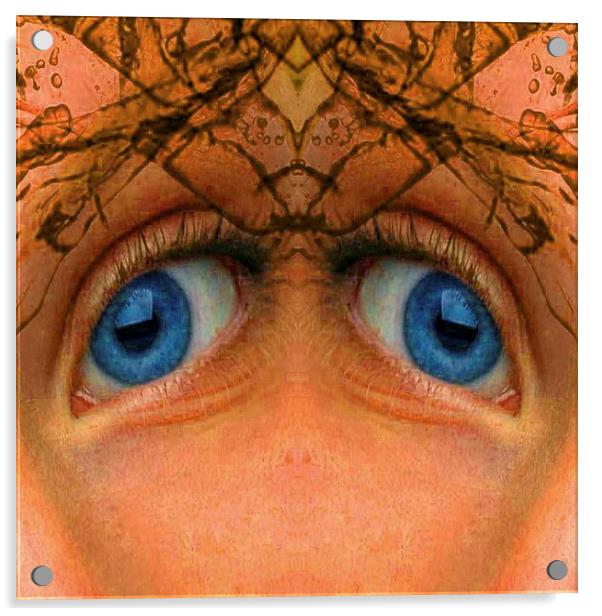  Eyes of an Alien Acrylic by Matthew Lacey