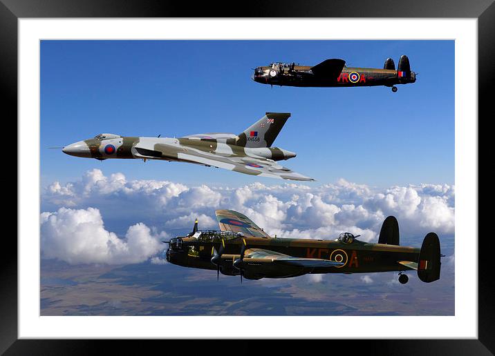Avro Sisters Framed Mounted Print by Oxon Images