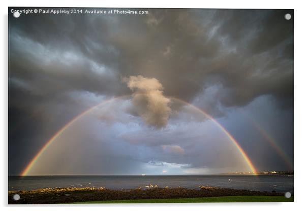  Somewhere Over the Rainbow Acrylic by Paul Appleby