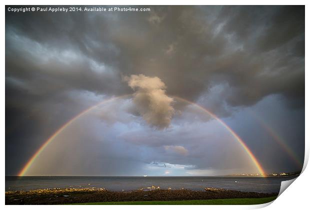  Somewhere Over the Rainbow Print by Paul Appleby