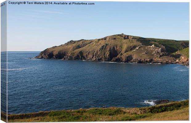  Kenidjack Castle And Porth Ledden Canvas Print by Terri Waters