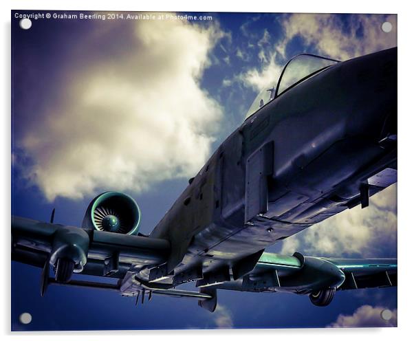 Fairchild Republic A-10 Thunderbolt II Acrylic by Graham Beerling
