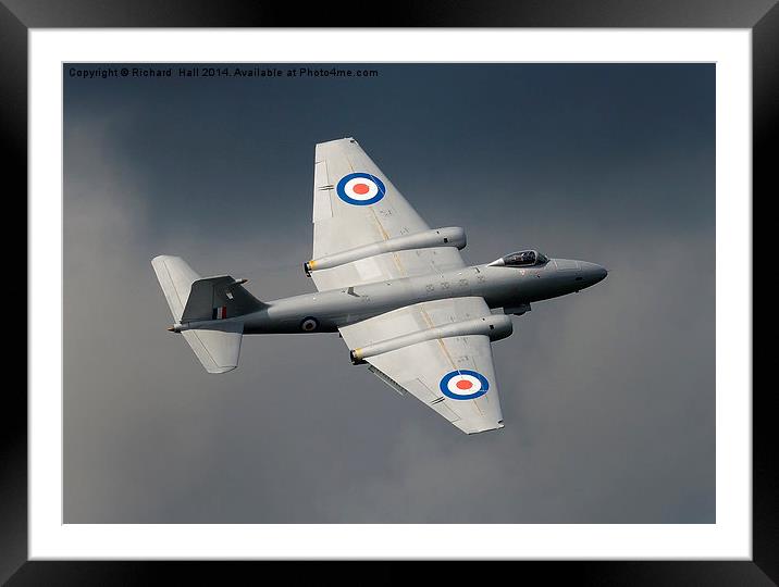 English Electric Canberra PR.9 XH134  Framed Mounted Print by Richard Hall