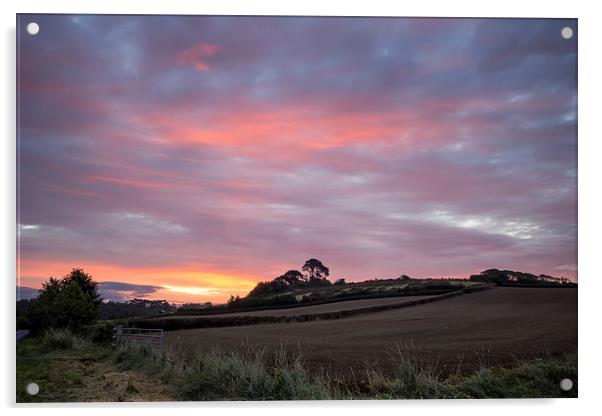  North Devon sunrise Acrylic by Dave Wilkinson North Devon Ph