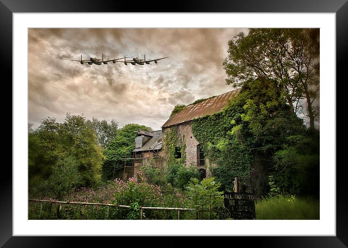  Two Ship Lancaster Take off Framed Mounted Print by Jason Green
