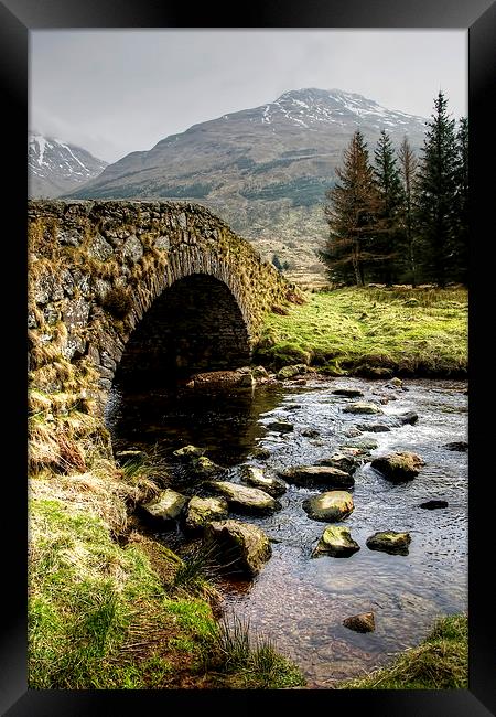 Kinglas Water Argyll  Framed Print by Valerie Paterson