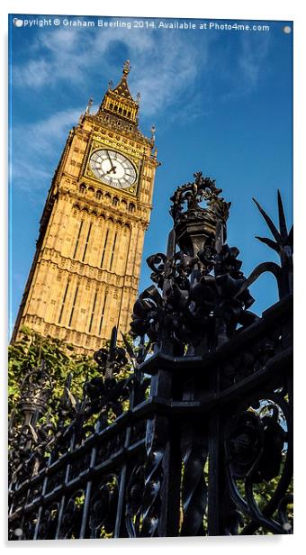 Elizabeth Tower Acrylic by Graham Beerling