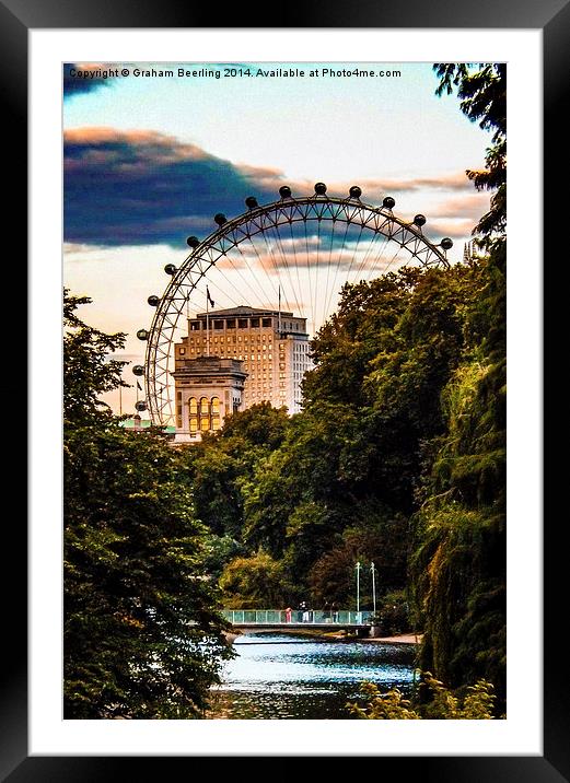  A View from the Palace Framed Mounted Print by Graham Beerling