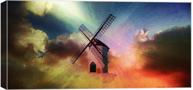 In the Windmills of Your Mind. (Pic 1.) Canvas Print by Heather Goodwin