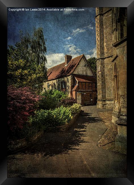  Dorchester Abbey Buildings Framed Print by Ian Lewis